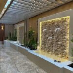 شلالات وحدائق نوافير مائية تصميم شلال وحديقة شلال صناعي نافورة حدائق ديكور مائي للحدائق تركيب شلال ونوافير