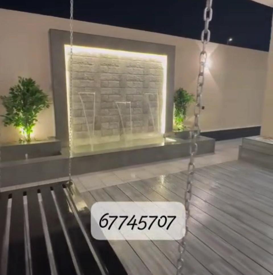 ديكور مائي عصري تركيب شلال للفلل شلال مياه طبيعي الشكل نافورات للحدائق والمنازل شلال للسطوح والحدائق