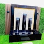 ديكور مائي عصري تركيب شلال للفلل شلال مياه طبيعي الشكل نافورات للحدائق والمنازل شلال للسطوح والحدائق